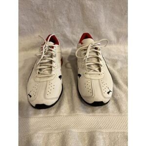 Puma SoftFoam Men's Sneakers Casual Shoes Lace-up Low Top White red Black SZ 9.5